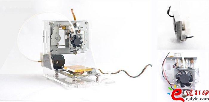 牛逼高手大神在民間 僅60美元的DIY回收廢舊電子元件3D打印機