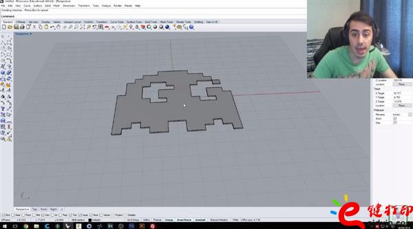 導(dǎo)出到 Rhino3D 3D打印培訓(xùn)設(shè)計(jì)簡(jiǎn)易教程 DIY個(gè)性定制自己的T恤3D打印裝飾 導(dǎo)出到 Rhino3D 3D打印培訓(xùn)設(shè)計(jì)簡(jiǎn)易教程 DIY個(gè)性定制自己的T恤3D打印裝飾